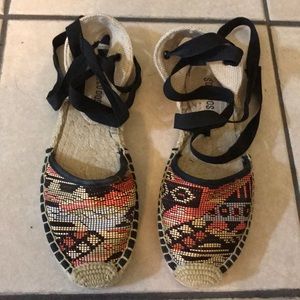 Soludos ankle wrap espadrilles